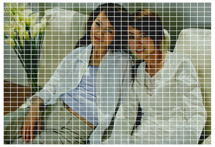 写真10万枚で作るフォトモザイク(1回目)